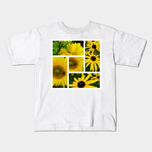 COLOUR ME SUNFLOWER YELLOW Kids T-Shirt